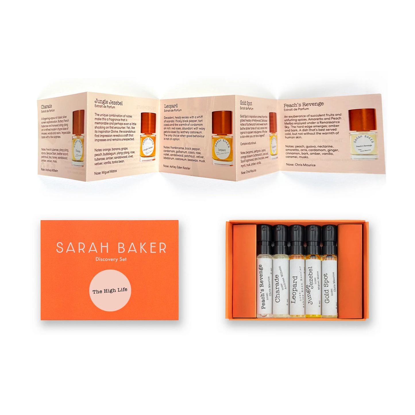 Sarah Baker Set - The High Life 5 x 2ml