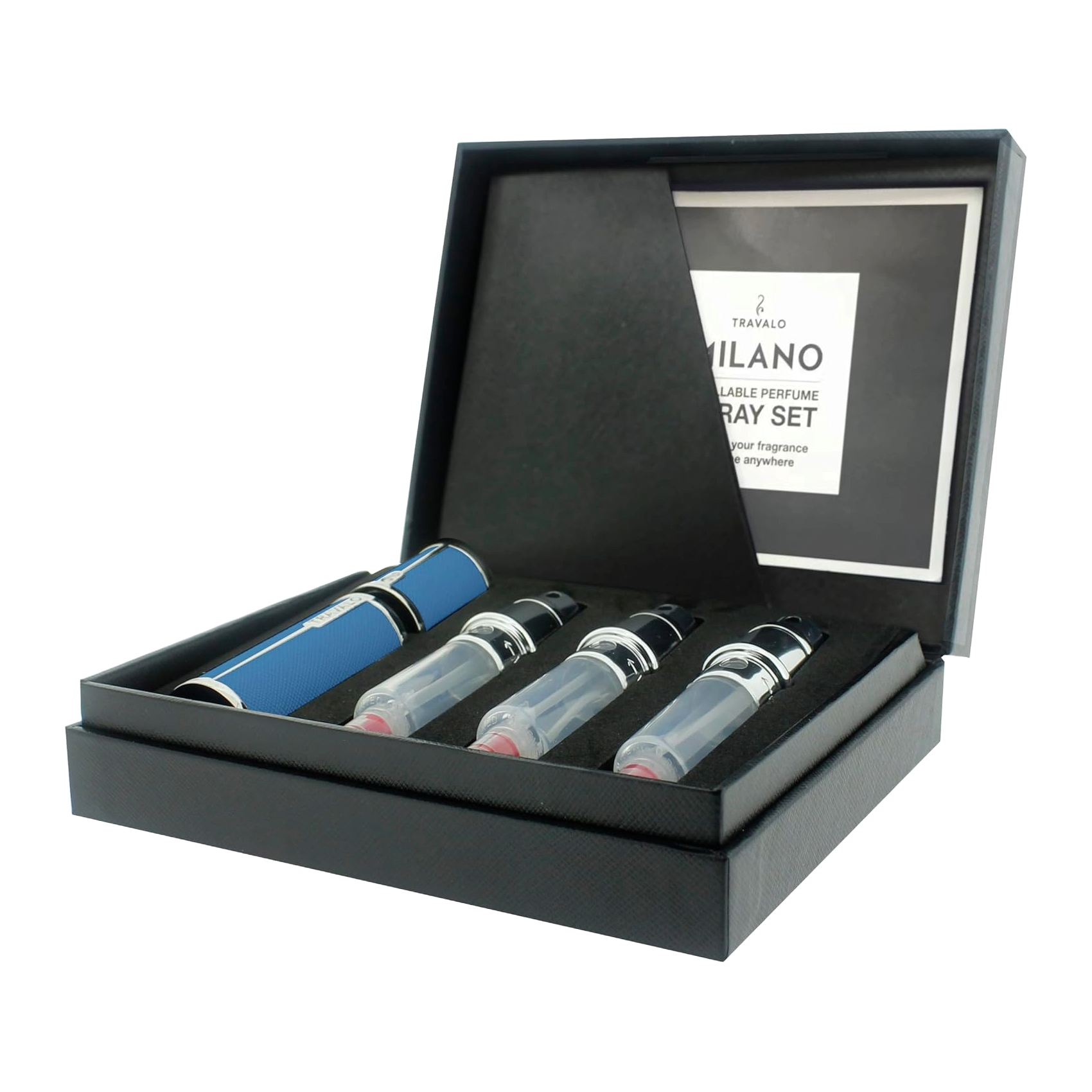 Travalo Milano 5ml Atomiser Light Blue - Set of 3