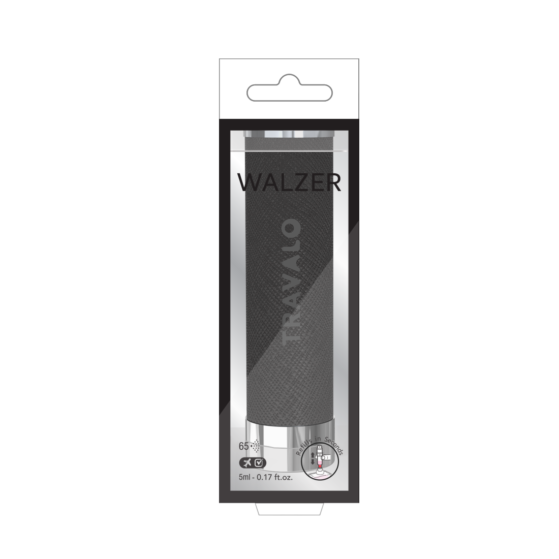 Travalo - Walzer Black 5ml Atomiser
